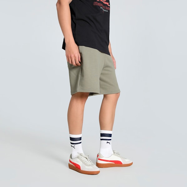 WARDROBE Essentials Men's Relaxed Fit 7" Shorts, Velvet Moss, extralarge-IND
